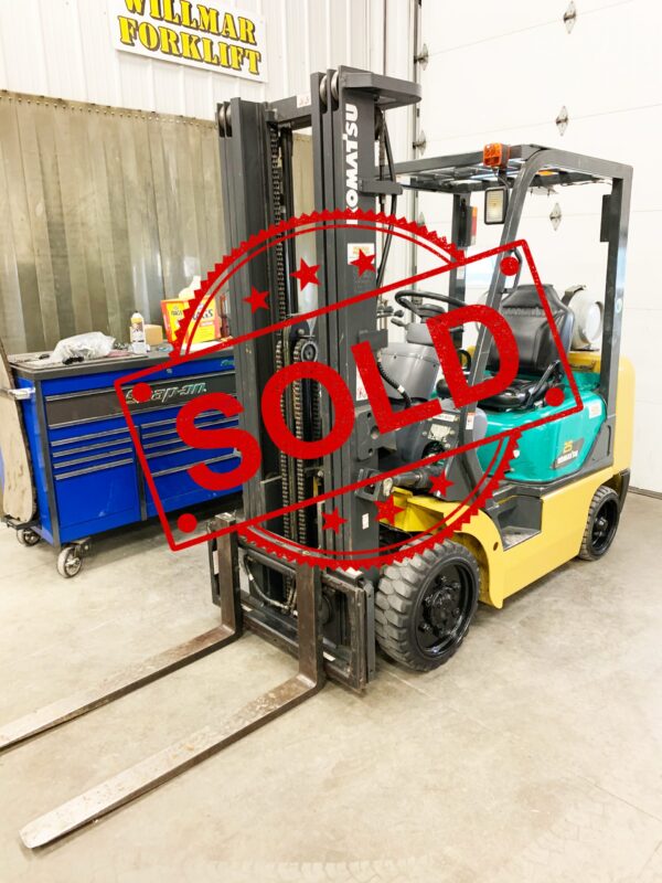Sold Komatsu Forklift K1191
